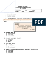 Evaluacion Diagnostica Segundo Basico Lenguaje 2014