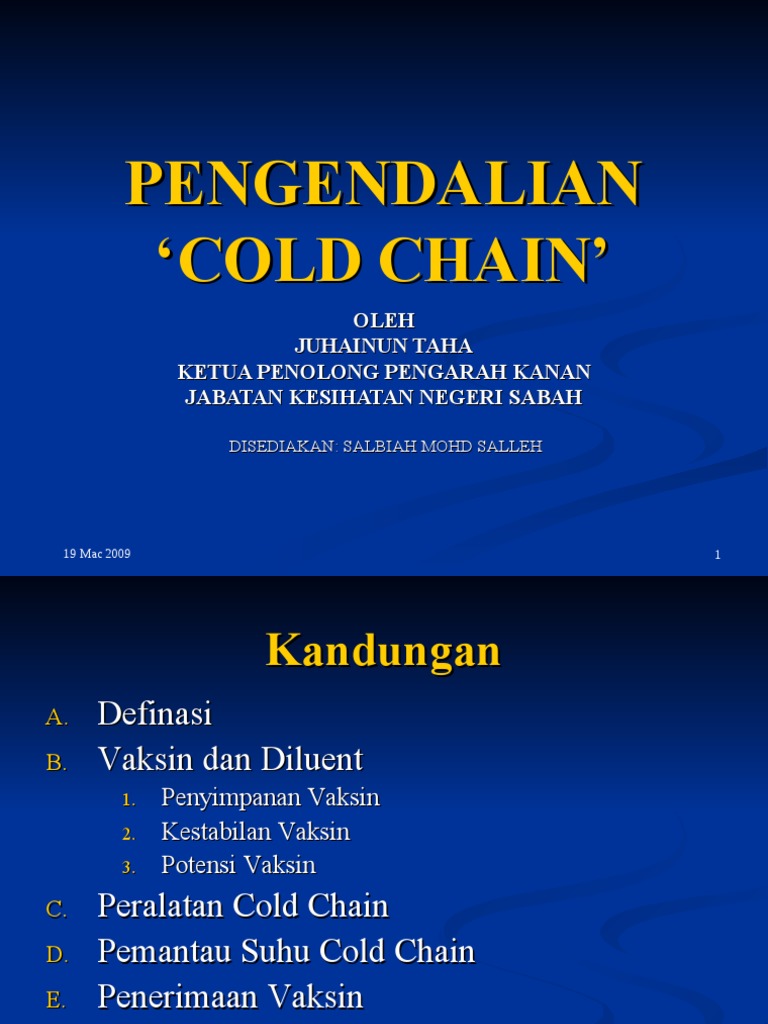 PENGENDALIAN RANGKAIAN SEJUK
