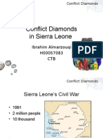 Conflict Diamonds in Sierra Leone: Ibrahim Almarzouqi H00057083 CTB
