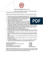 Requisitos para Obtener Licencia Fcad - 2013