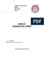 Ensayo de Densidad de Campo Final