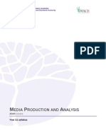 Media Production and Analysis Y11 Syllabus Atar