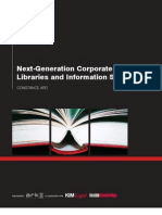 Next-Gen Corporate Libraries and Information Services Summary