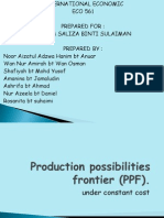 Production Possibilities Frontier (PPF)