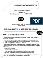 Data Compression and Huffman Algorithm