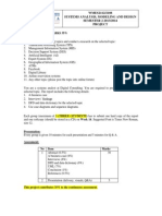 Project: Total Marks 35%: WMES2112/2108 Systems Analysis, Modeling and Design SEMESTER 2 2013/2014 Project