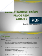 Zadaci 5 - Kvantifikatorski Račun Prvog Reda