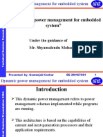 Dynamic Power Management for Embedded System