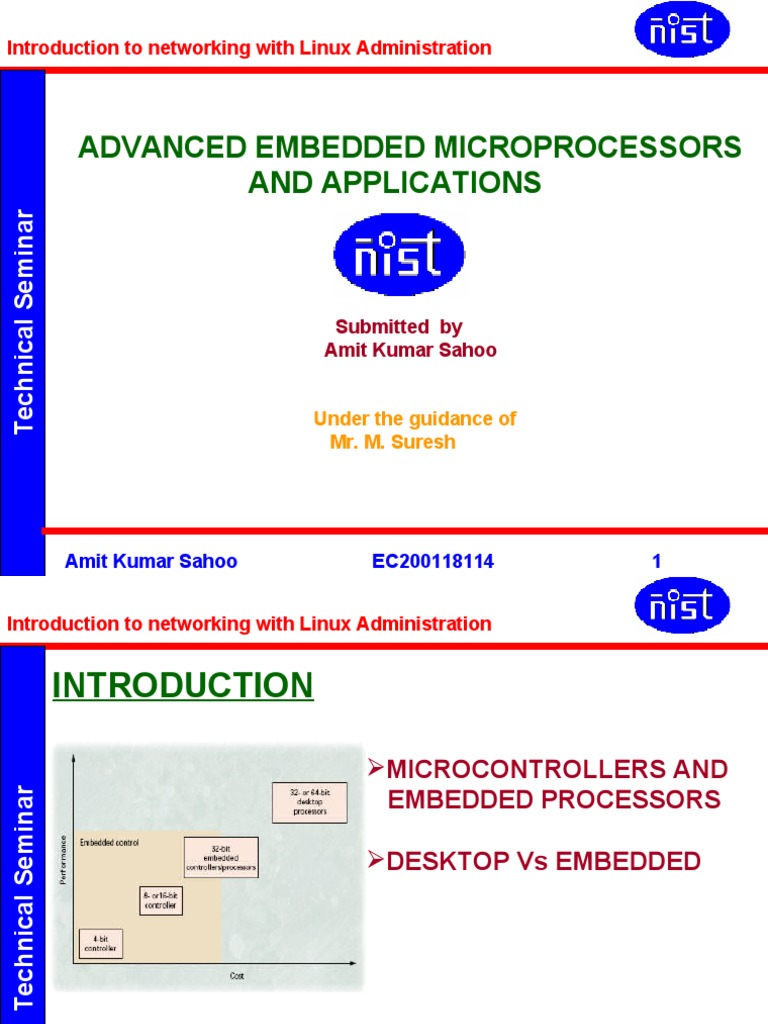 En Adv Embede Tech | PDF | Microprocessor | Embedded System