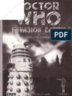 Doctor Who Invasion Earth - Main Rules