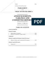 Nkandla Committee Document