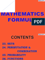 7 Maths Forumulae