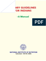 Dietary Guidelines For Indians