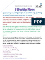 Term 3 fs1 Weekly Newsletter 24th April 2014