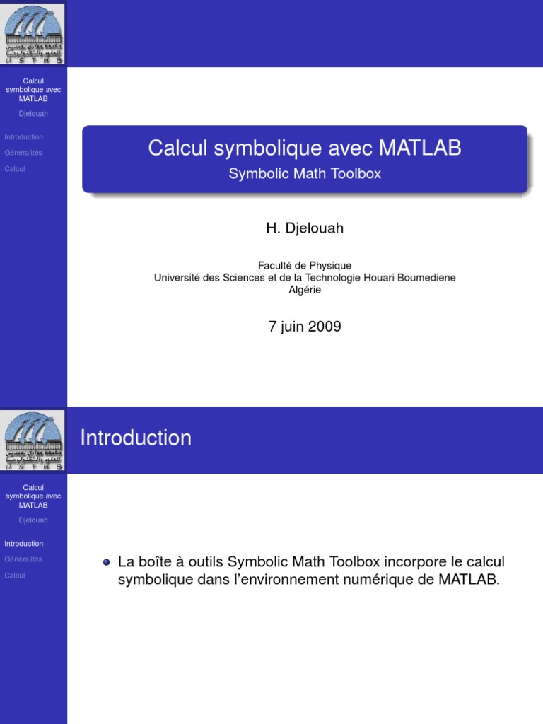 Bibliotheque Symbolique Matlab – Matlab Symbole Math – IGPO