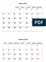 Calendar I o 2014