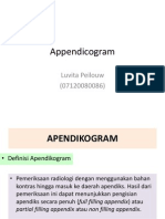  Appendicogram