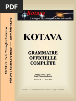 Official Grammar of Kotava (v3.14, March 2013)