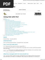 ActivePerl FAQ - Using OLE With Perl