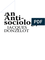 Donzelot Anti Sociology