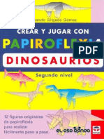 Crear y Jugar Con Papiroflexia Dinosaurios 2do Nivel - JPR504 PDF
