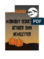 Midnight Seductions October 2009 Newsletter