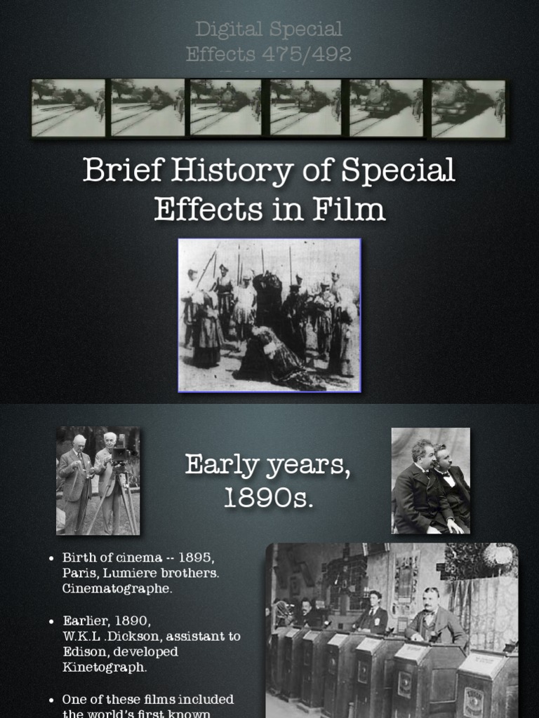 Brief History of Special Effects in Film PDF Cinema Leisure