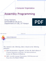  Assembly programming