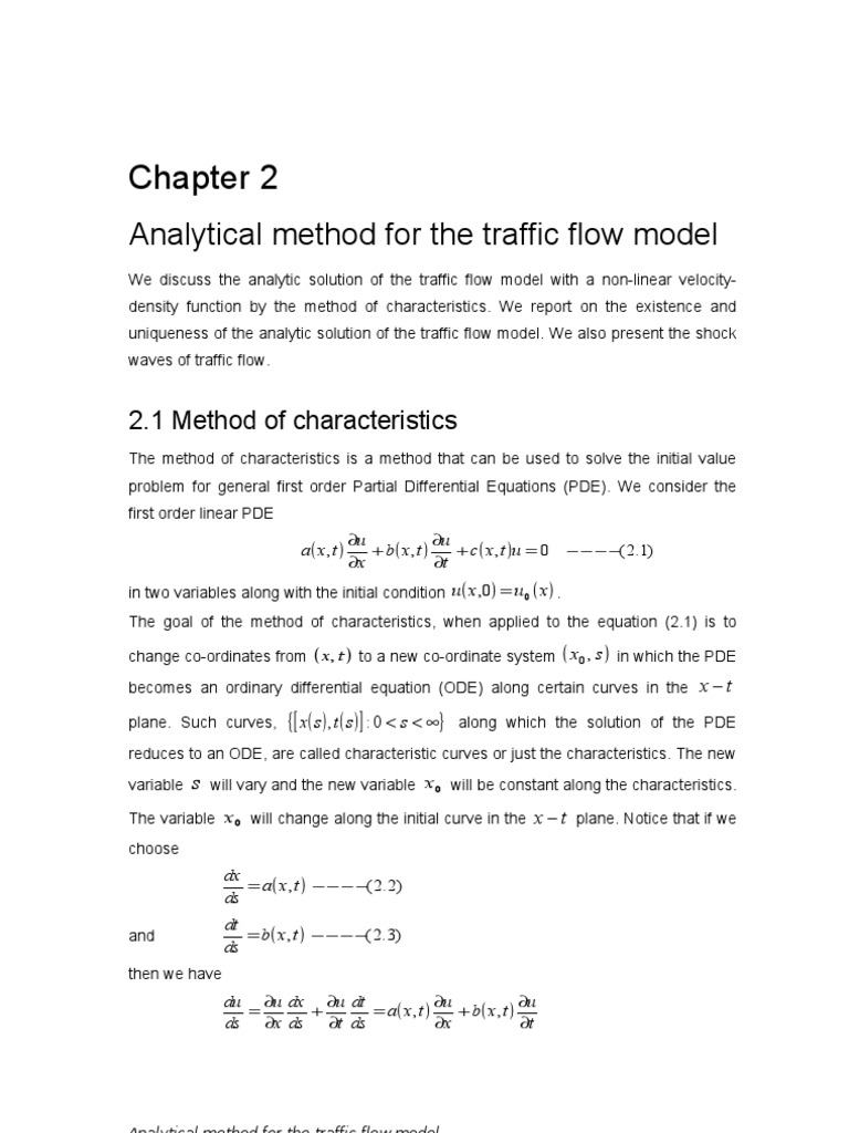 Method of Characteristics in PDEs | PDF | Partial Differential Equation ...