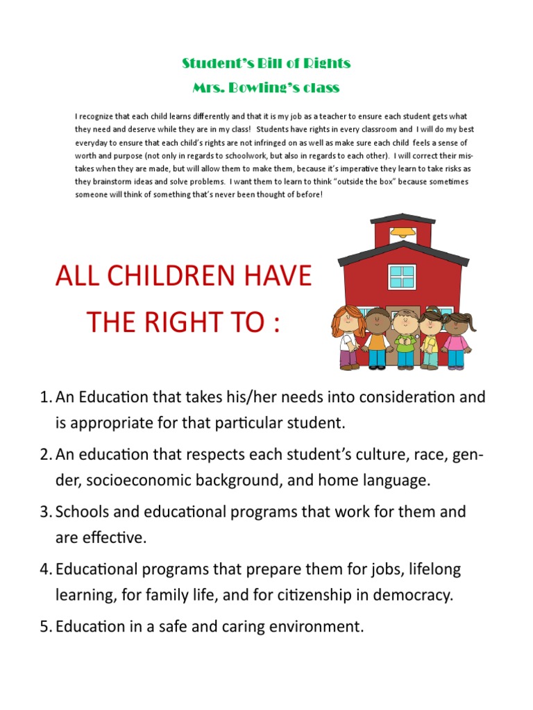Children's Educational Rights Explained | PDF