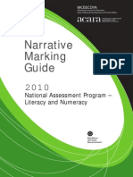 Narrative Marking Guide: National Assessment Program - Literacy and Numeracy