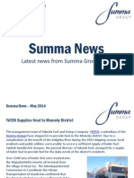 Summa Group News, May 2014