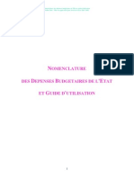 Nomenclature Depenses PDF