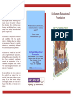 Aksharam Educational Foundation - Brochure 2010 v2
