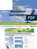 U2000 Maintenance Documentation