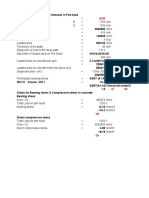 Pile Head Stress Calculations