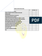 Cuadro de Cotejo Sobre El Proceso de Aprendizaje