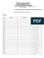 daftar hadir posyandu