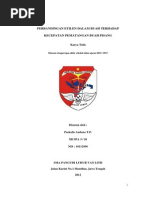 Download PERBANDINGAN ETILEN DALAM BUAH TERHADAP KECEPATAN PEMATANGAN BUAH PISANG by Paskalis Andana SN220081676 doc pdf