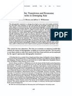 Bloom-Williamson (1998) - Demographic Transitions and Economic Miracles in Emerging Asia PDF