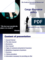 Cargo Insurance Policy
