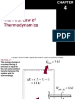 The First Law of Thermodynamics