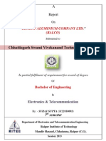 Bharat Aluminium Company Ltd. (Balco) : Chhattisgarh Swami Vivekanand Technical University