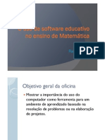 Software Educativo No Ensino de Matematica