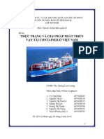 Tiểu Luận Thực Trạng Và Giải Pháp Phát Triển Vận Tải Container ở Việt Nam - Tài Liệu, eBook, Giáo Trình, Hướng Dẫn