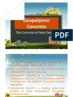Geopolymer Concrete: The Concrete of Next Decade