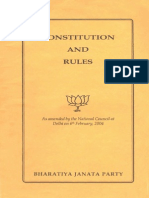 Constitution of Bharatiya Janata Party