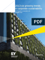 Six Growing Trends in Corporate Sustainability 2013