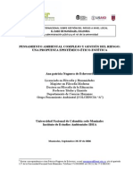 Epistemologia Del Problema Ambiental