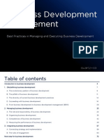 Business Development Management: Best Practices in Managing and Executing Business Development